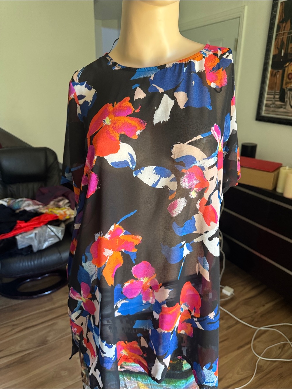 Vince Camuto sheer top P 11